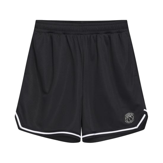 Everlast BB100 basketbalshort van mesh voor kinderen (Zwart/Wit) - Image 1