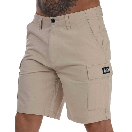 Weekend Offender Mens High Desert Cargo Shorts (Stone) - Image 2