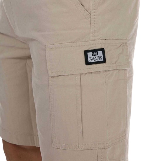Weekend Offender Mens High Desert Cargo Shorts (Stone) - Image 4