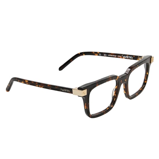 Off White Unisex Adult Style 8S Sunglasses (Dark Havana Brown) - Image 4