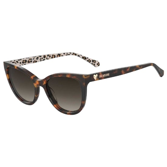 Moschino Womens/Ladies Moscsun Cat Eye Sunglasses (Havana Brown) - Image 1