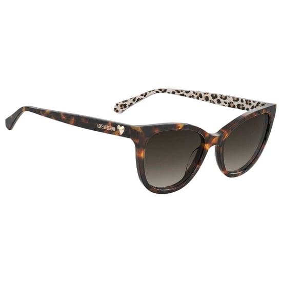 Moschino Womens/Ladies Moscsun Cat Eye Sunglasses (Havana Brown) - Image 2