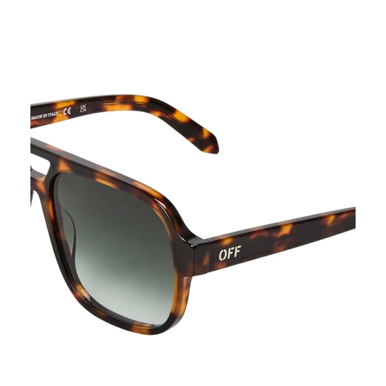 Off White Unisex Adult Forks Sunglasses (Havana/Brown) - Image 3