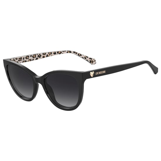 Love Moschino Zonnebril met luipaardprint voor dames/dames (Zwart) - Image 1