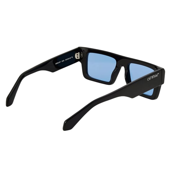 Off White Mens Minneapolis Rectangle Sunglasses (Black/Blue) - Image 2