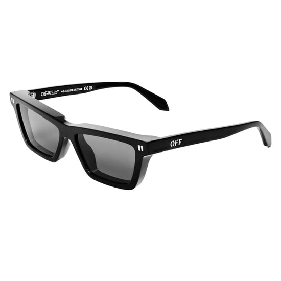 Off-White Womens/Ladies Cambridge Square Sunglasses (Black/Dark Grey) - Image 1