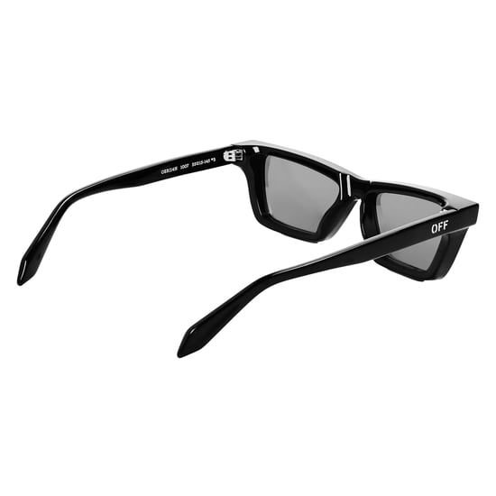 Off-White Womens/Ladies Cambridge Square Sunglasses (Black/Dark Grey) - Image 2