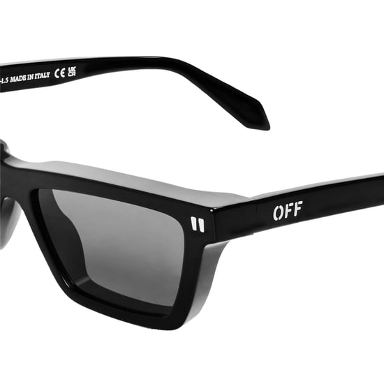 Off-White Womens/Ladies Cambridge Square Sunglasses (Black/Dark Grey) - Image 3