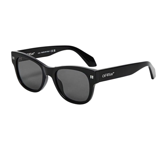Off White Mens Square Sunglasses (Black/Dark Grey) - Image 1
