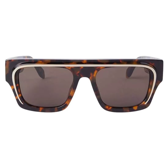 Palm Angels Mens Salton Rectangle Sunglasses (Brown) - Image 4