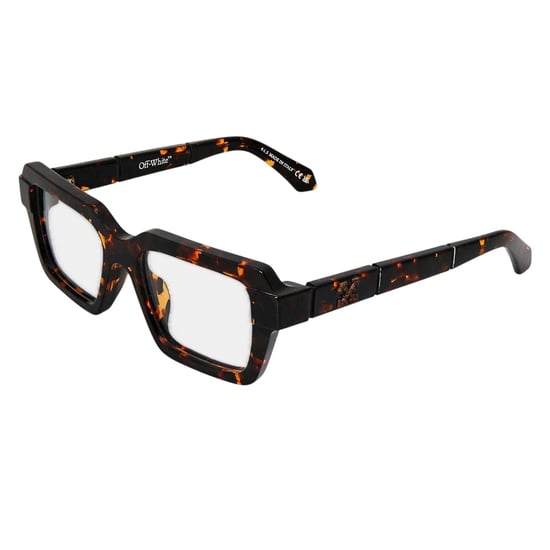 Off White Unisex Adult Style 8u Tortoise Shell Sunglasses (Dark Havana Brown) - Image 1