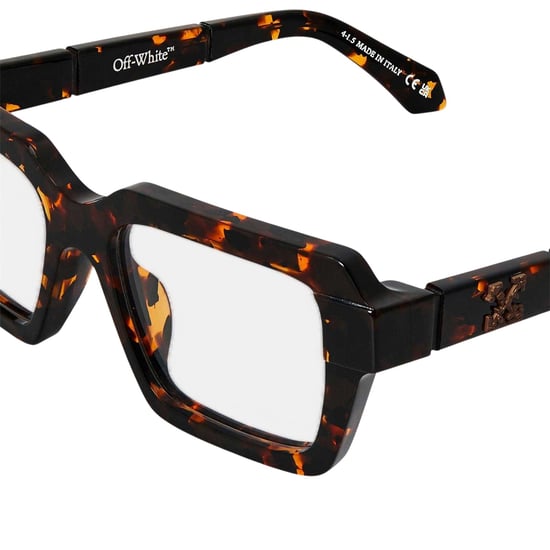 Off White Unisex Adult Style 8u Tortoise Shell Sunglasses (Dark Havana Brown) - Image 4