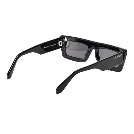 Off White Mens Minneapolis Rectangle Sunglasses (Black/Dark Grey) - Image 2