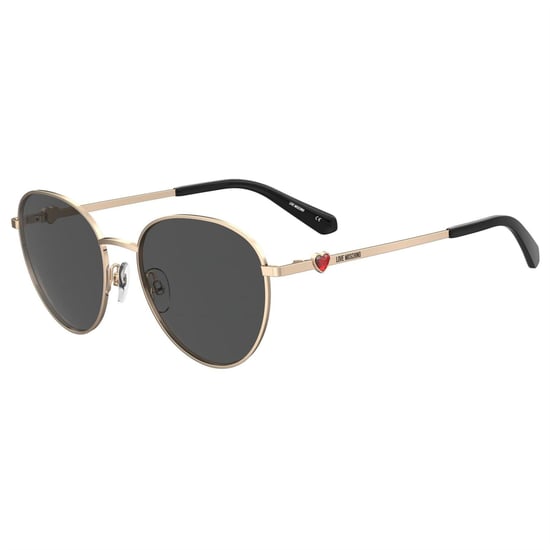 Moschino Mens Moscsun Round Sunglasses (Rose Gold) - Image 1