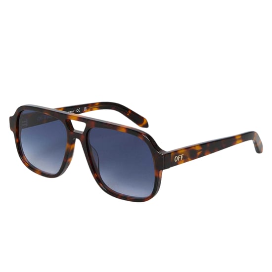 Off White Unisex Adult Forks Sunglasses (Havana) - Image 1