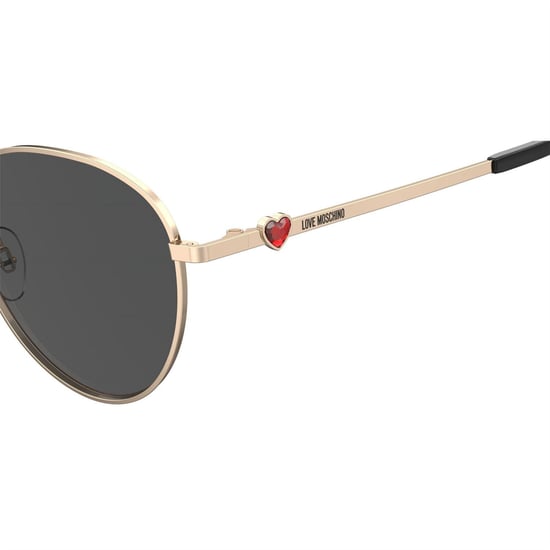 Moschino Mens Moscsun Round Sunglasses (Rose Gold) - Image 4