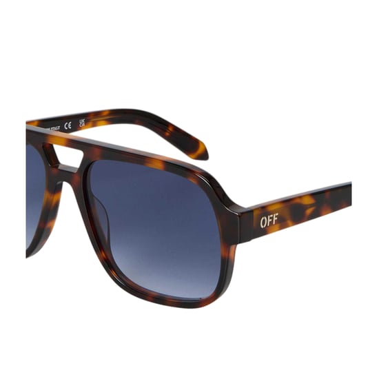 Off White Unisex Adult Forks Sunglasses (Havana) - Image 3