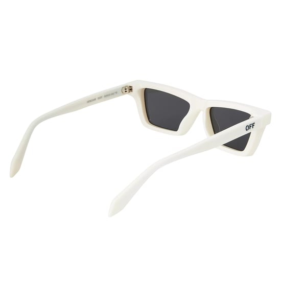Off-White Womens/Ladies Cambridge Square Sunglasses (White/Dark Grey) - Image 2