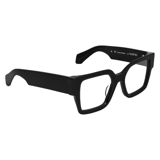 Off White Unisex Adult Style 7r Rectangular Sunglasses (Black) - Image 3