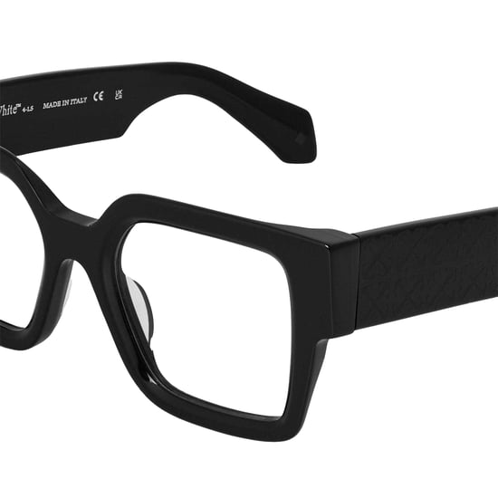 Off White Unisex Adult Style 7r Rectangular Sunglasses (Black) - Image 4