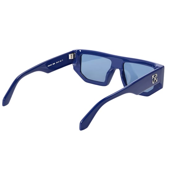 Off White Womens/Ladies Vancouver Rectangular Sunglasses (Blue) - Image 2