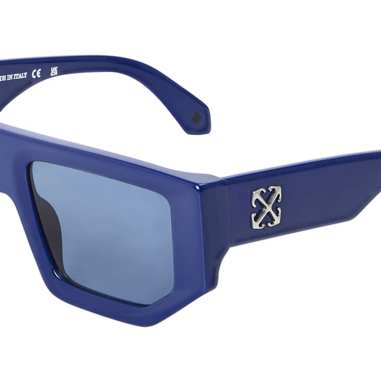 Off White Womens/Ladies Vancouver Rectangular Sunglasses (Blue) - Image 3