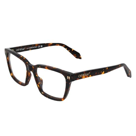 Off White Unisex zonnebril voor volwassenen, model 8I, vierkant (Donker Havana Bruin) - Image 1