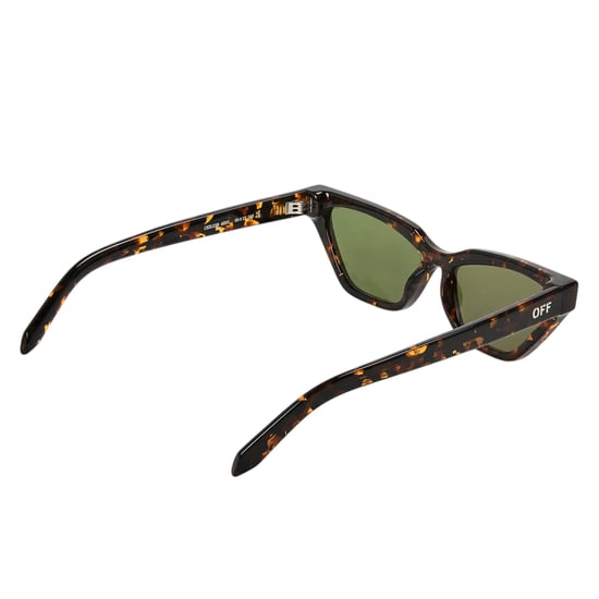 Off White Unisex Adult Madison Sunglasses (Havana/Green) - Image 2