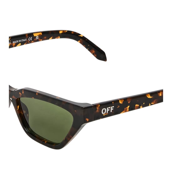 Off White Unisex Adult Madison Sunglasses (Havana/Green) - Image 3