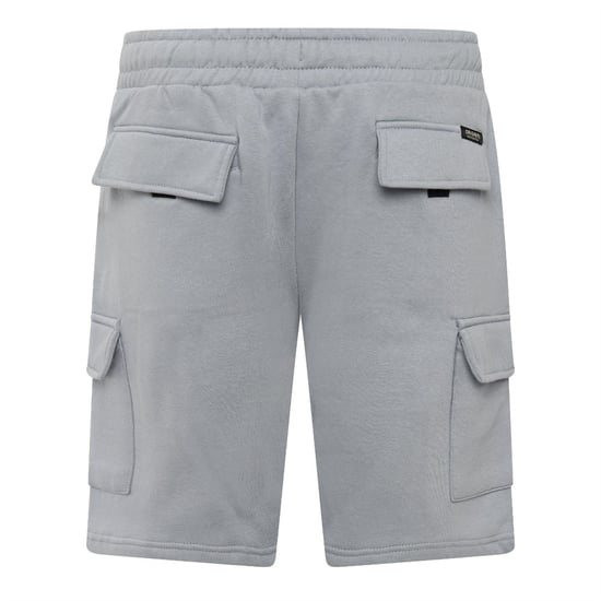 Crosshatch Bardon-cargoshorts för män (Stålblått) - Image 3