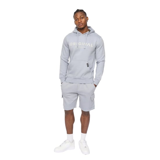Crosshatch Bardon-cargoshorts för män (Stålblått) - Image 6