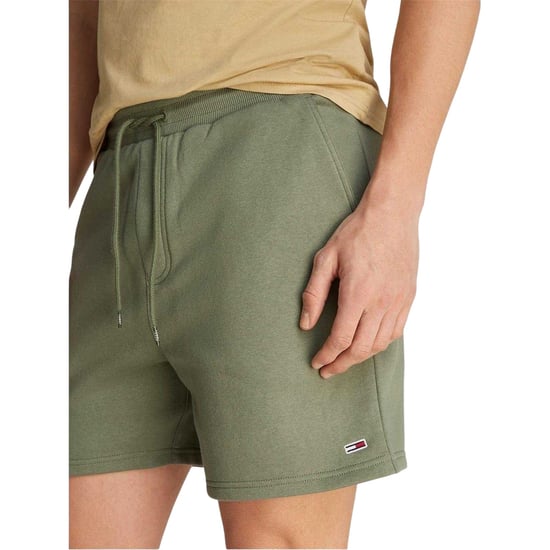 Tommy Jeans Heren Flagbeach-short van polykatoen met logo (Groen) - Image 4