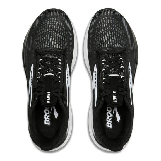 Brooks Revel 8 hardloopschoenen voor heren (Zwart, Wit) - Image 5