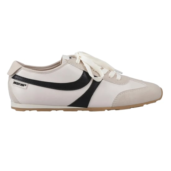 Rocket Dog Womens/Ladies Destin PU Trainers (Off White/Black) - Image 1