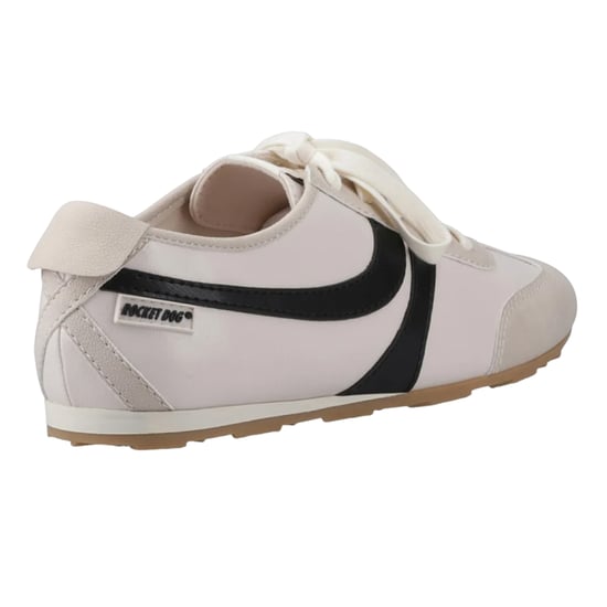 Rocket Dog Womens/Ladies Destin PU Trainers (Off White/Black) - Image 2