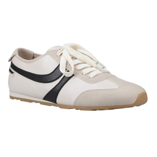Rocket Dog Womens/Ladies Destin PU Trainers (Off White/Black) - Image 5