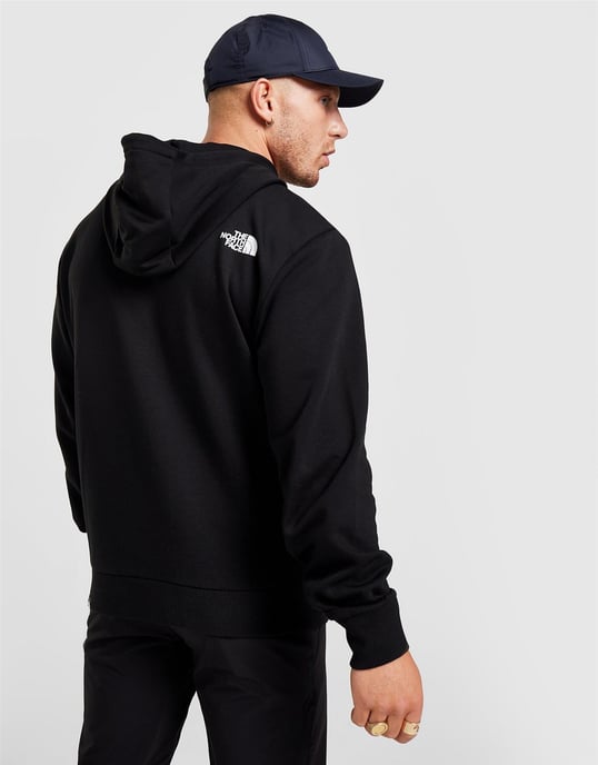 TNF Mens Woven Pocket Hoodie in Black - Image 3