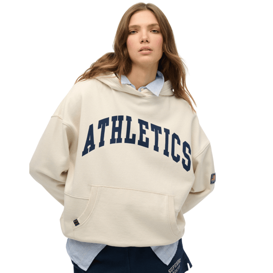 Superdry Womens Athletic Essentials Relaxed Hoodie - Image 1