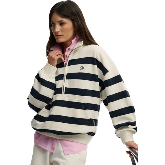 Superdry Womens Studios Stripe Sweatshirt - Image 2