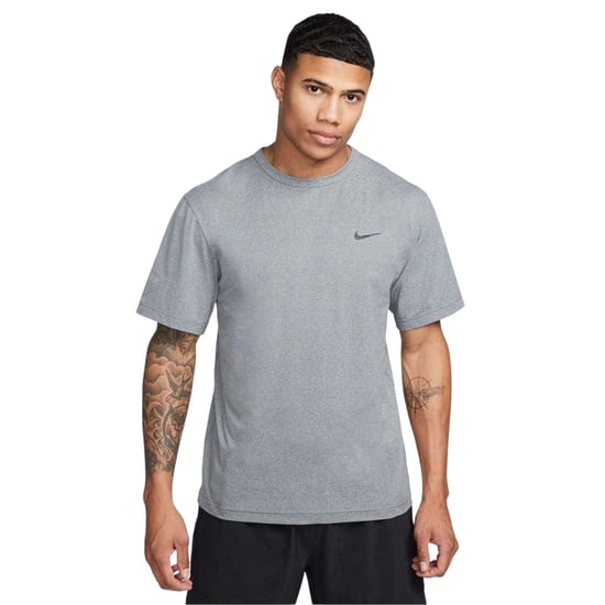 Nike Hyverse Swoosh T-shirt met korte mouwen voor heren (Rook Grijs) - Image 2
