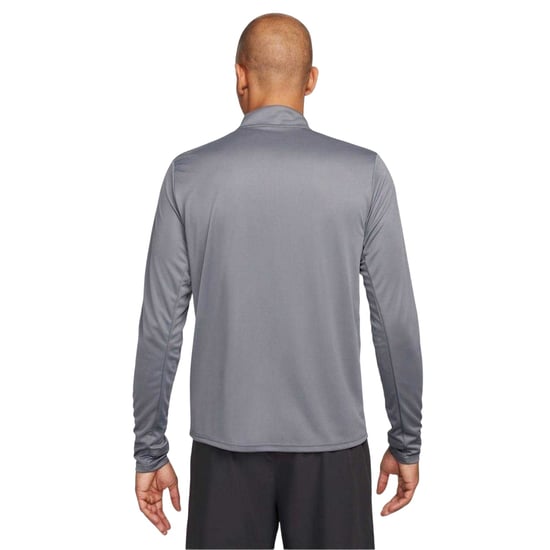 Nike Heren Core hardloopshirt met halve rits en lange mouwen (Rook Grijs) - Image 3