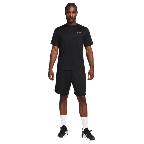 Nike Hyverse Swoosh T-shirt met korte mouwen voor heren (Zwart) - Image 1