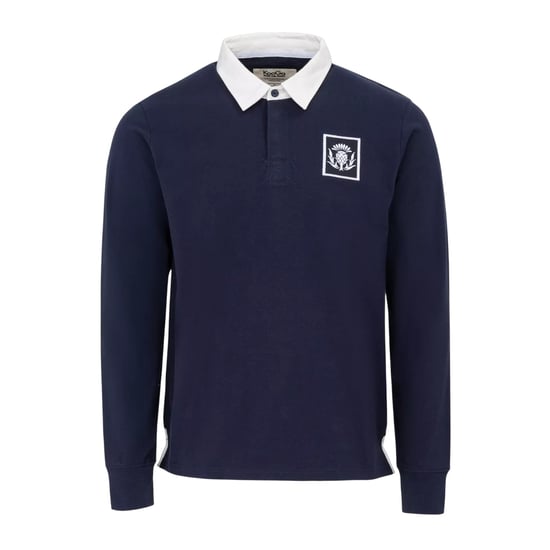 KooGa Rugbyshirt met lange mouwen voor heren, Schotland (Royaal Blauw) - Image 1