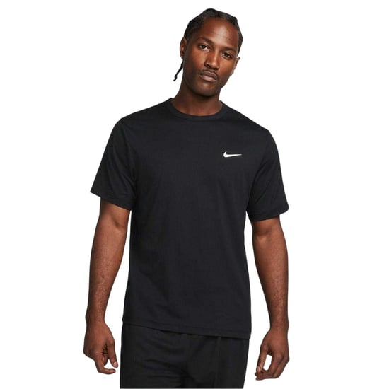 Nike Hyverse Swoosh T-shirt met korte mouwen voor heren (Zwart) - Image 2