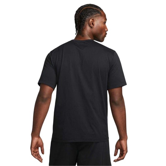 Nike Hyverse Swoosh T-shirt met korte mouwen voor heren (Zwart) - Image 3