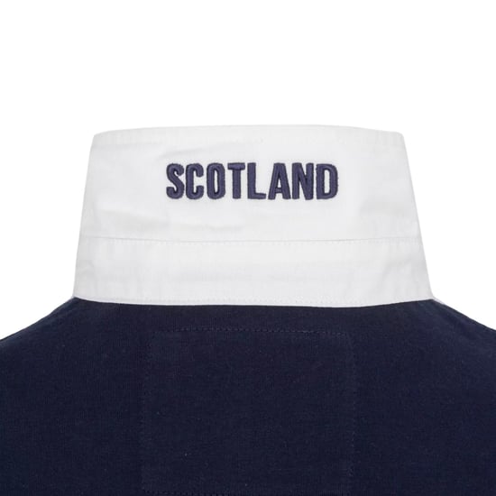KooGa Rugbyshirt met lange mouwen voor heren, Schotland (Royaal Blauw) - Image 4