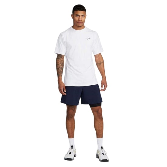 Nike Hyverse Swoosh T-shirt met korte mouwen voor heren (Wit) - Image 1