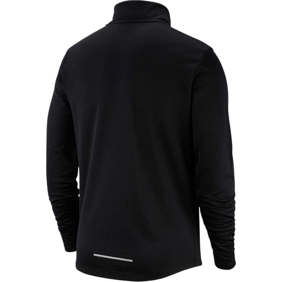 Nike Heren Core hardloopshirt met halve rits en lange mouwen (Zwart) - Image 3