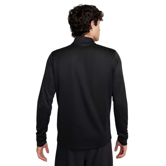 Nike Heren Core hardloopshirt met halve rits en lange mouwen (Zwart) - Image 4
