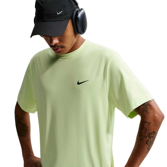 Nike Hyverse Swoosh T-shirt met korte mouwen voor heren (Kalk) - Image 4